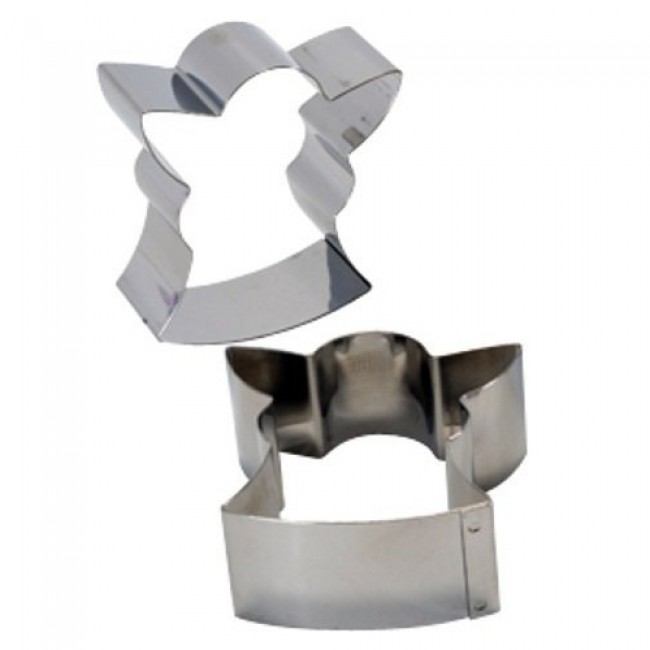 Forme ange inox - 8 x 7 cm - A l'unité - Forme inox et Nonnette - Gobel