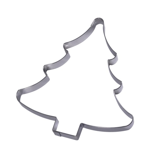 Forme sapin inox - 16 x 15.8 cm - A l'unité - Forme inox et Nonnette - Gobel