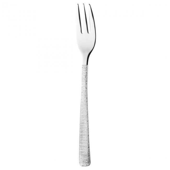Fourchette à gâteaux en inox 18/10 de 3,5mm - Lot de 6 - Astrée Ciselé - Guy Degrenne