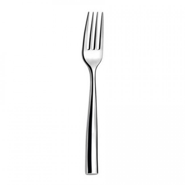 Fourchette de table en acier inox forgé 18/10 8mm - Silhouette Miroir - Couzon