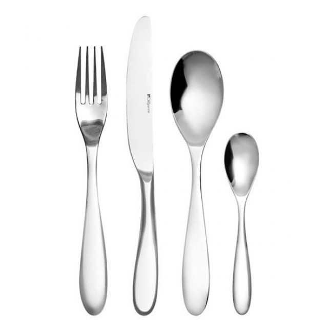 Fourchette à dessert en inox 18/10 - Lot de 6 - Aloa - Guy Degrenne