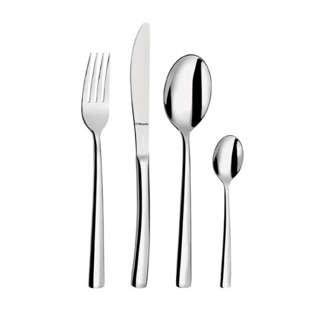 Couteau à dessert monobloc en inox 18/0 de 3mm finition miroir - Lot de 6 - Havane Amefa