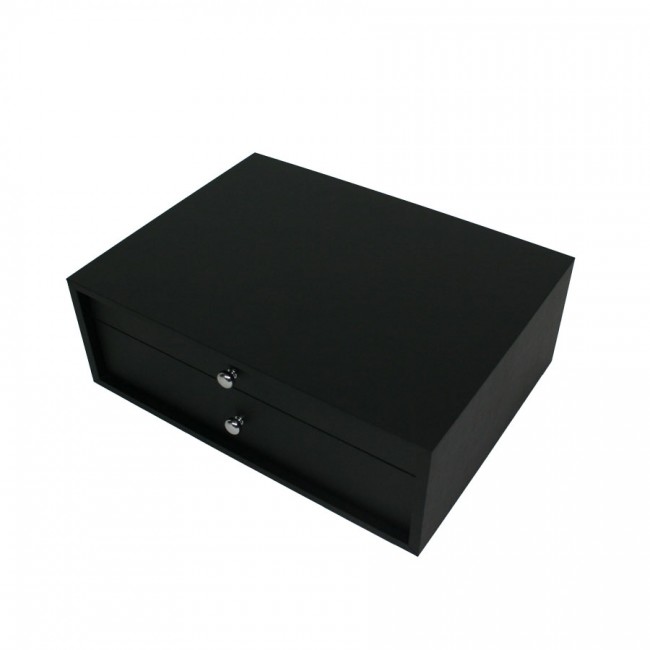 Coffret en bois noir pour ménagère 72 à 75 pièces