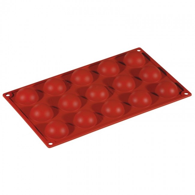 Moule flexible en silicone - 15 petites demi-sphères - Flexipad