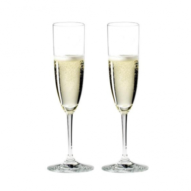 Flûtes à champagne cristallin 16cl - Lot de 2
