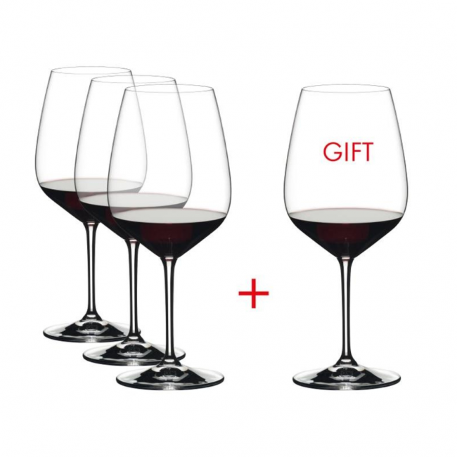 Verres à Cabernet 80cl cristallin - Lot de 4
