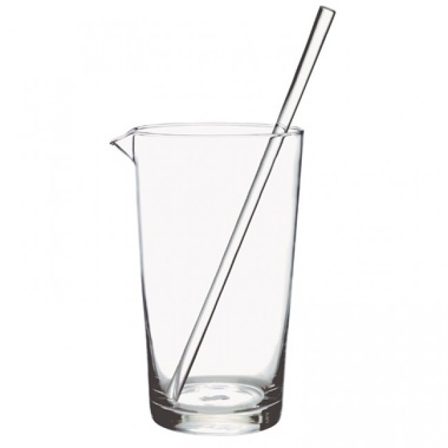 Grand verre à mélange 70cl en cristallin soufflé-bouche - Mélange à bec - La Rochère