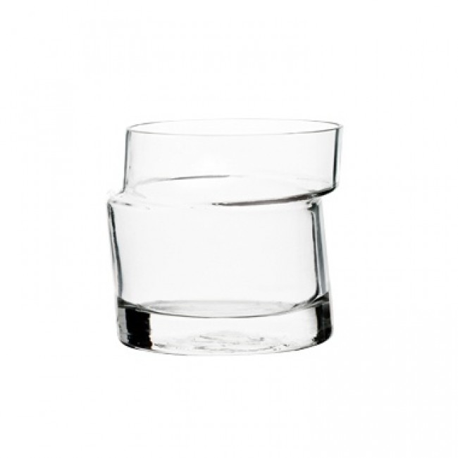 Gobelet forme basse en verre soufflé - verre à whisky oldfashioned 30cl - Lot de 6 - Misfit - La Rochère