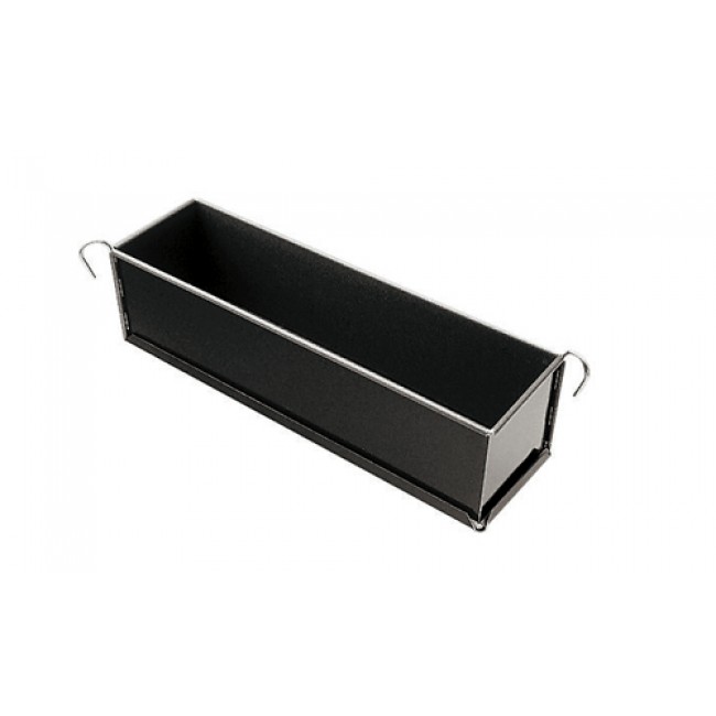 Moule pâté long fond démontable 35 x 8cm anti-adhérent