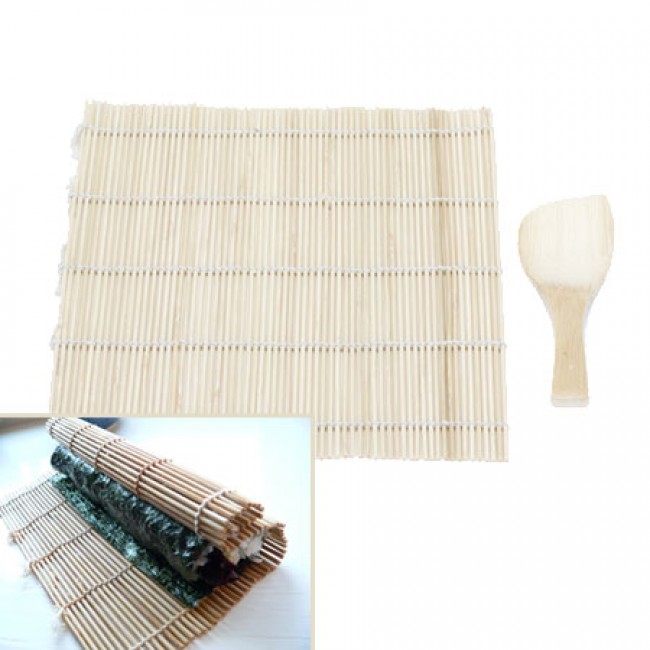 Tapis à sushi bambou 24x24cm