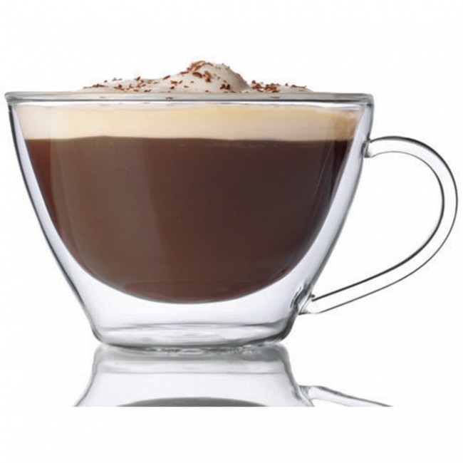Tasse à café ou à thé en verre 35cl - Lot de 2 - Duos - Luigi Bormioli