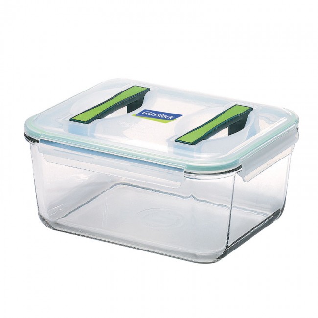 Lunch box / Bento hermétique rectangulaire avec couvercle hermétique 600cl - Handy - Glasslock 