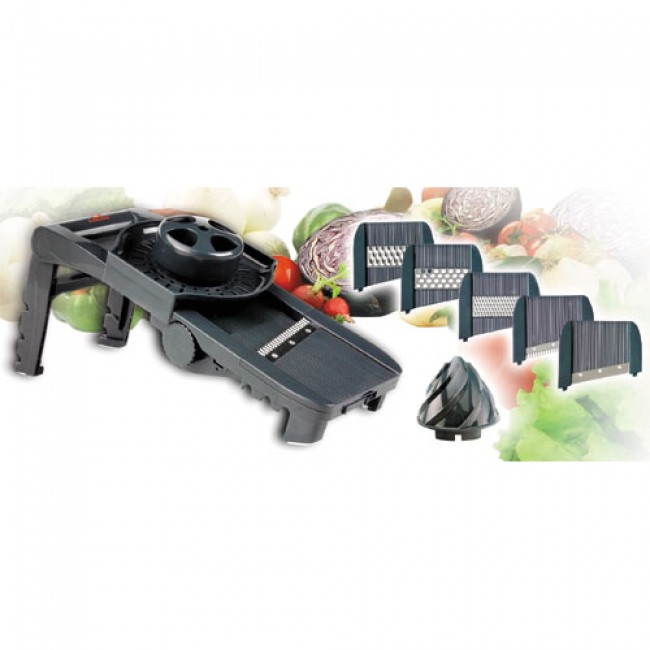 Mandoline multi-râpes - 5 lames et 7 fonctions + presse-citron - Mandolines - Lacor