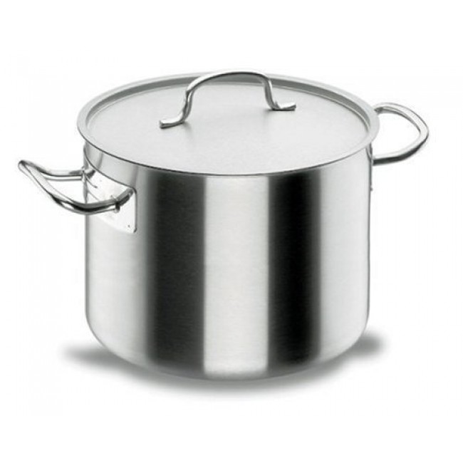 Marmite basse induction à couvercle inox 18/10 - Ø 24 cm - Chef Classic - Lacor