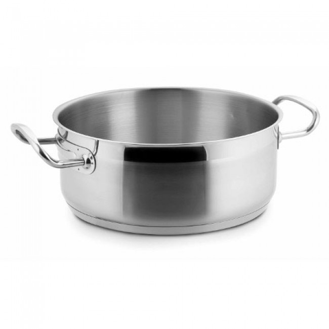 Marmite basse - rondeau induction en inox 18/10 - Ø 16 cm - Eco Chef - Lacor