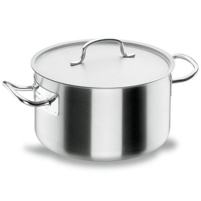 Marmite braisière induction à couvercle inox 18/10 - Ø 24 cm - Chef Classic - Lacor