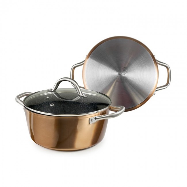 Poêle en fonte d'aluminium noir de 20cm - Lacor