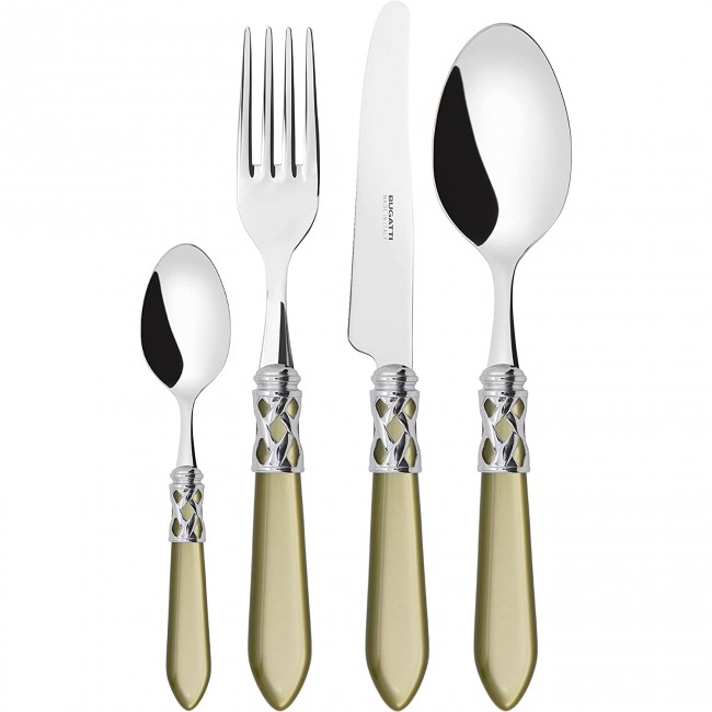 Ménagère 24 pièces noire en inox - Range couverts en bois - Laguiole - Jean Dubost