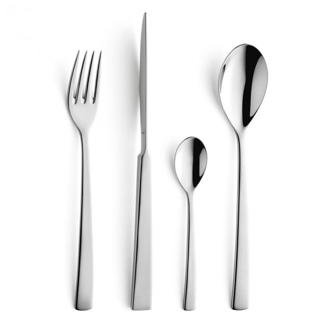 Ménagère 96 pièces Standing inox 18/10 3,5mm finition miroir - Aurora - Amefa