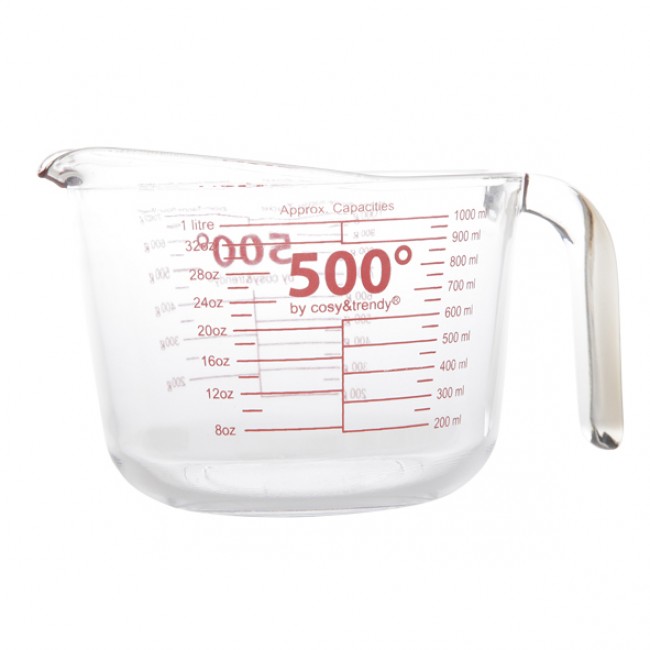 Mesure graduée en verre 1000 ml