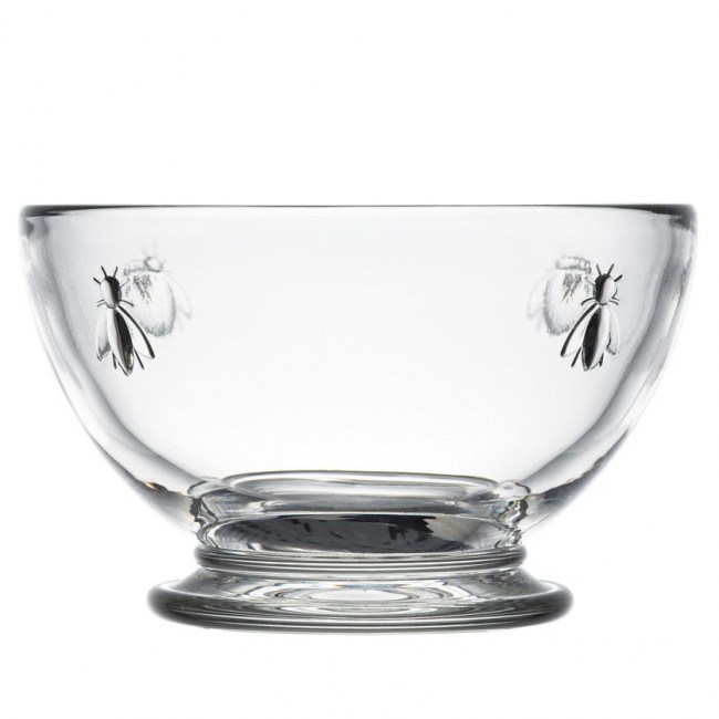 Mini bol rond en verre pressé 27cl - Lot de 6 - Abeille - La Rochère