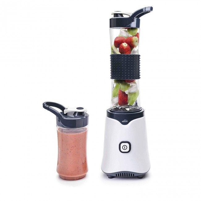 Mixeur électrique personnel blanc 600 ml - 350 W - Mix & Go - Lacor