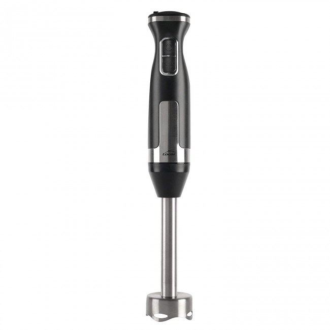 Mixeur électrique Pro pied mixeur 21 cm acier inoxydable + verre mélangeur + hachoir - Lacor