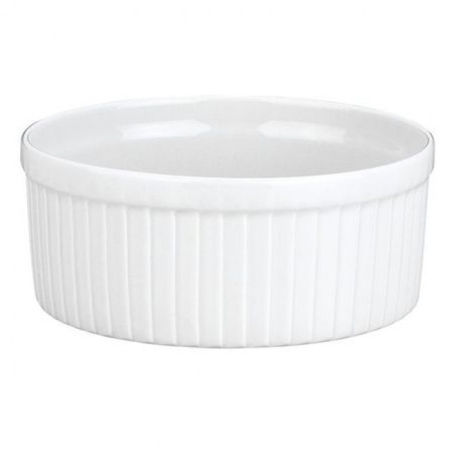 Moule à soufflé blanc 30cl en porcelaine 10cm - Pillivuyt