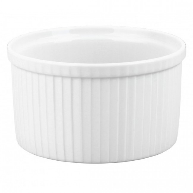 Moule à soufflé haut blanc 140cl en porcelaine 16,5cm - Pillivuyt