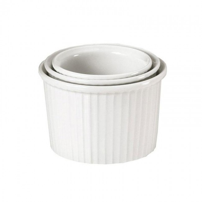 Moule à soufflé haut blanc 180cl en porcelaine 18,5cm - Pillivuyt