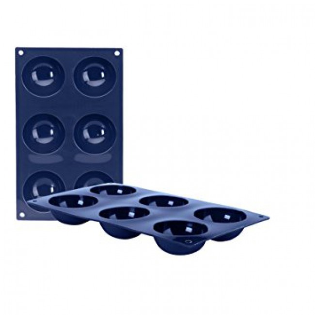 Moule flexible en silicone Bake flex - 6 demi-sphères - Bake Flex - Az Boutique