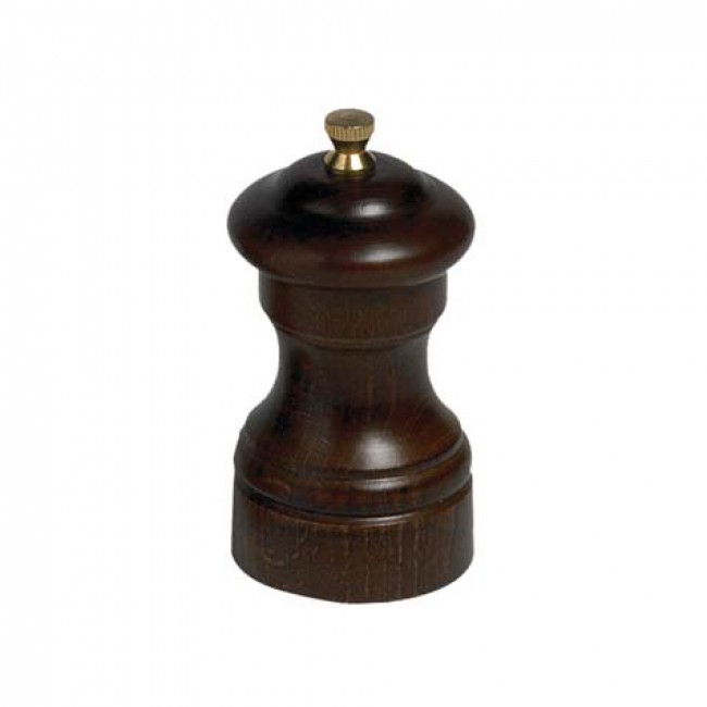 Moulin à poivre 10cm en bois noyer - Siena - Bisetti
