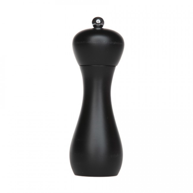 Moulin à poivre 18cm en plastique noir - Rimini - Bisetti