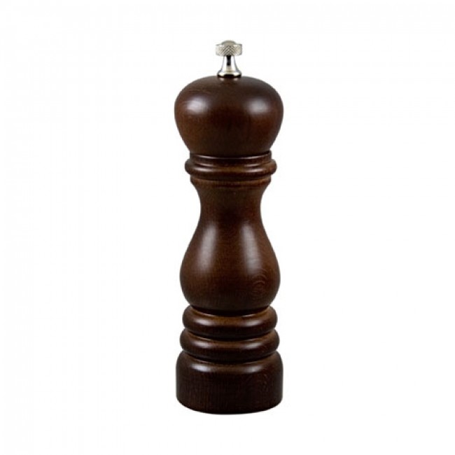 Moulin à poivre 19cm en bois noyer - Roma - Bisetti