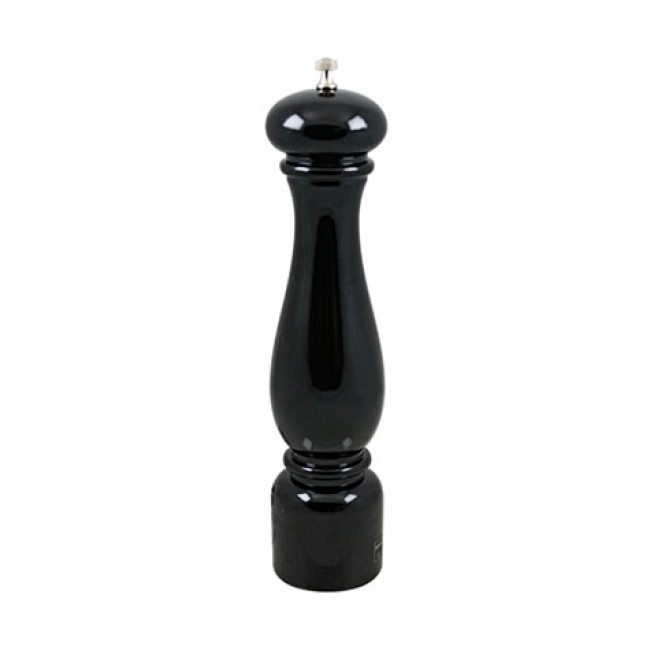 Moulin à sel 32cm en bois laqué noir - Torino - Bisetti