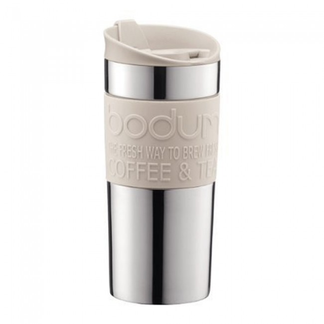 Mug de voyage en inox double paroi 35cl blanc crème  - Travel Mug - Bodum