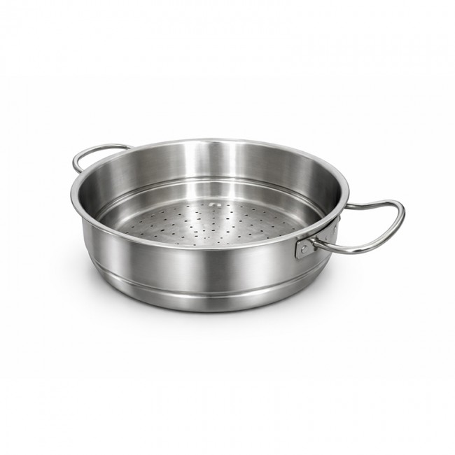 Casserole à vapeur en inox 18/10 - Ø 28 cm - Chef Classic - Lacor
