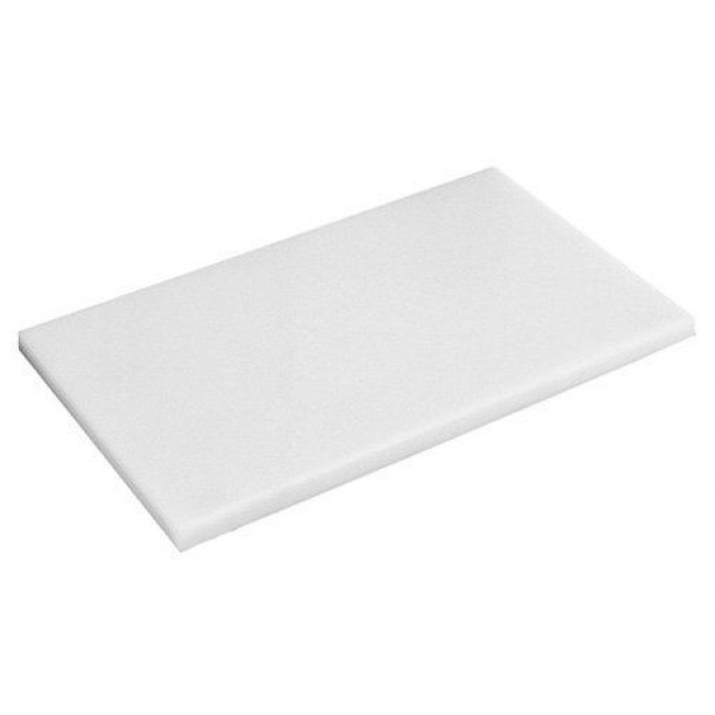 Planche à découper blanche 53x32,5x2cm en polyéthylène - Lacor