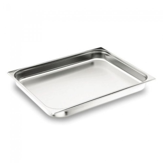 Plateau perforé gastronorme GN 2/1 en inox 53x 65 x 4 cm - Gastronome - Lacor