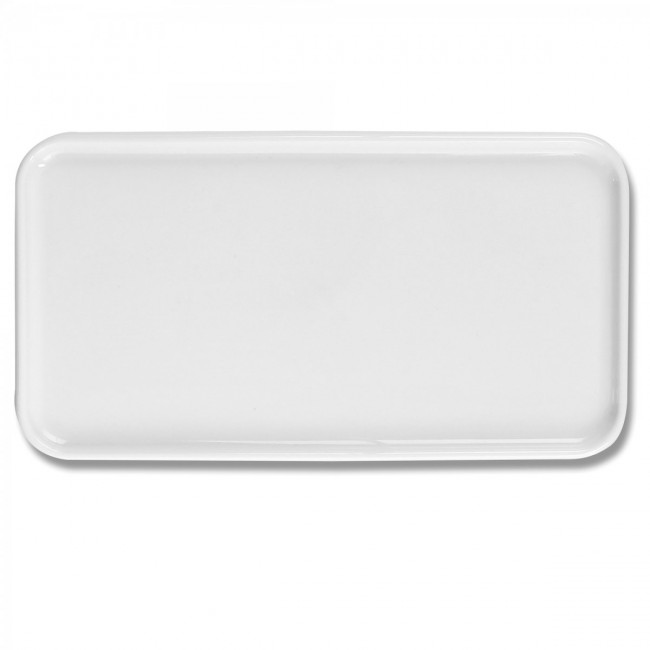 Plateau rectangulaire blanc 39x14,5cm en porcelaine - Quartet - Pillivuyt