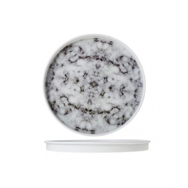 Plateau de bar rond en inox 40 cm - AZ Boutique