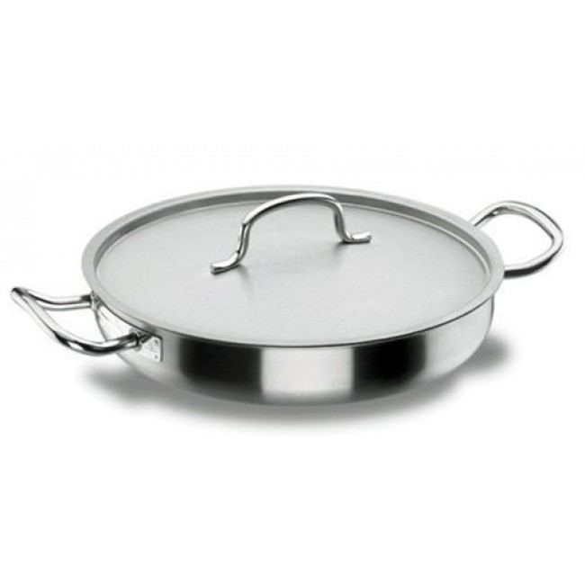 Poêle à paëlla induction à couvercle inox 18/10 - Ø 36 cm - Chef Classic - Lacor