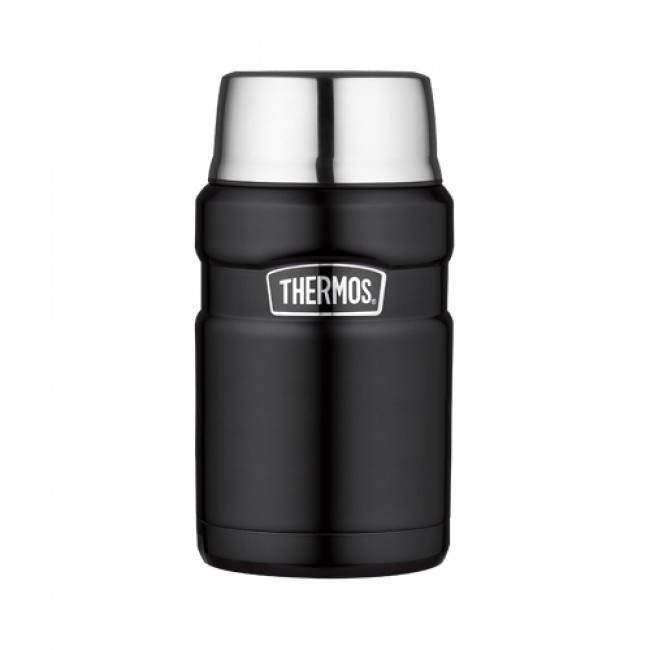 Porte aliment isotherme 71cl noir mat - King - Thermos