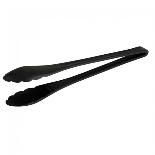 Pince à salade noire en PA+ 25cm - Pince noire - Paderno