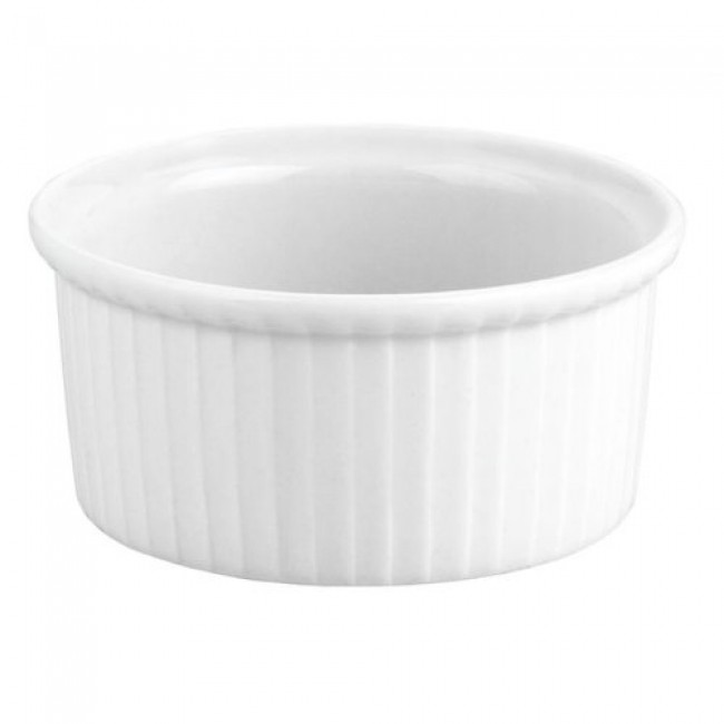 Ramequin plissé blanc 15cl en porcelaine 9cm - Buffet - Pillivuyt