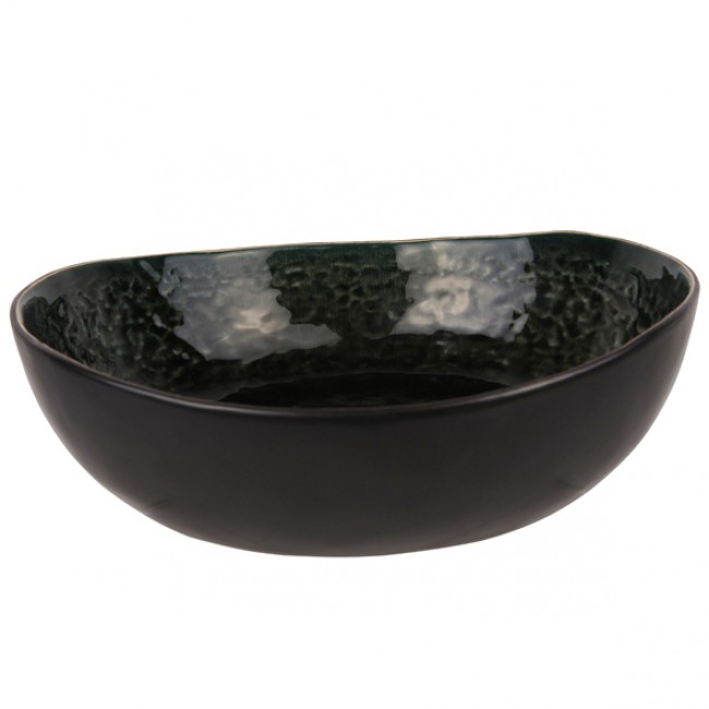 Saladier noir et vert 21cm - Laguna Verde - Cosy & Trendy