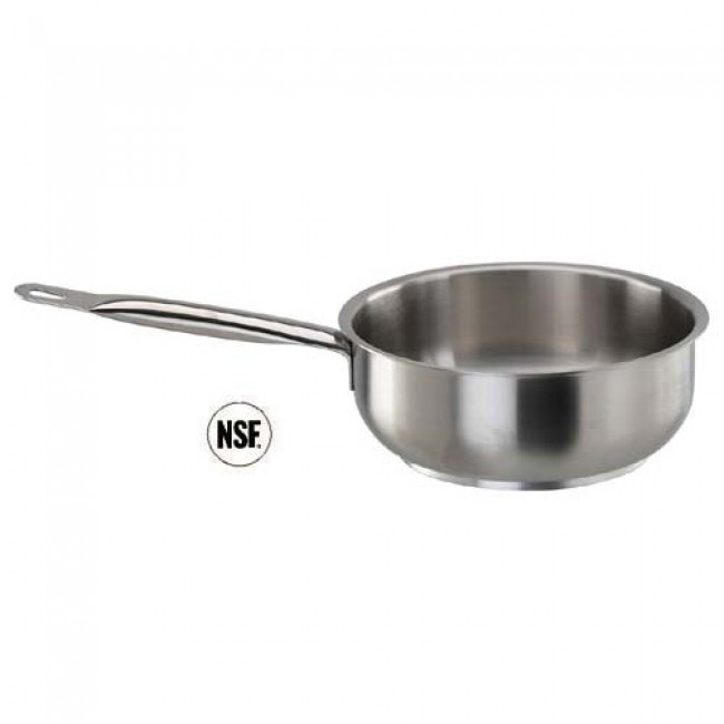Sauteuse bombée en inox 18/10 - Ø 20 cm - Série 1000 - Paderno