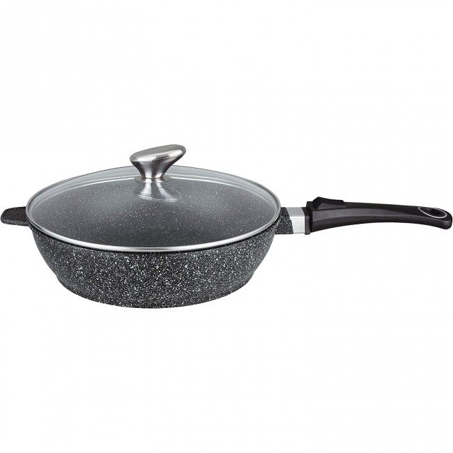 Ménagère 24 pièces noire en inox - Range couverts en bois - Laguiole - Jean Dubost