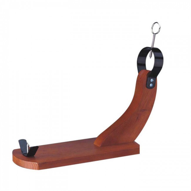 Serre-jambon en bois classique 39 x 17,3 x 36cm - Support jambon - AZ boutique