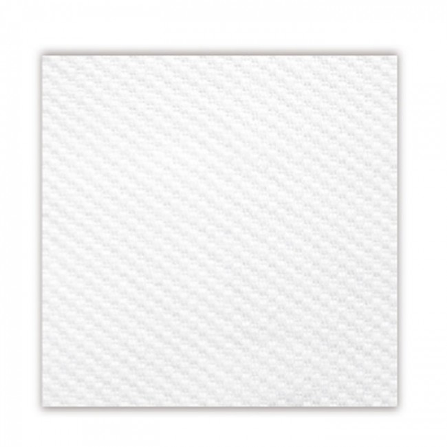 Serviette blanche en papier tissu 1 pli 30 x 30cm - Lot de 100 - Serviettes 1 pli - AZ boutique